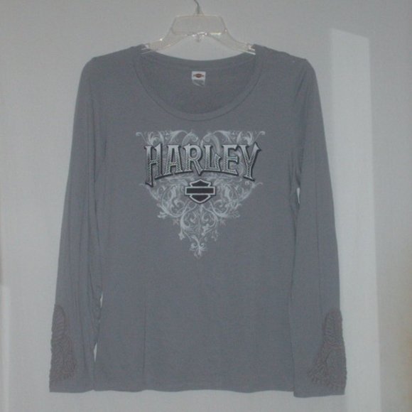 HarleyDavidson Tops Ladies Harleydavidson Motorcycles Long Sleeve